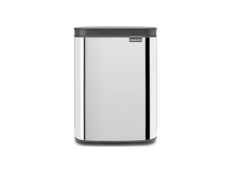 Bo pattumiera 4 litri - brilliant steel
