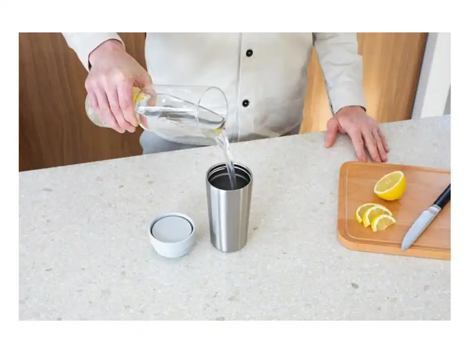 Make&take, bicchiere termico 0,36 lt - light grey