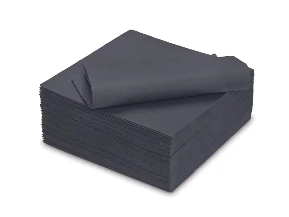 Linen, tovagliolo 40x40, antracite, 50 pz