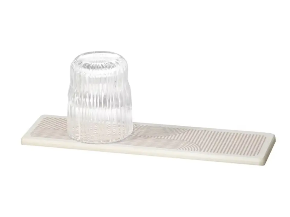 Scolapiatti damon, beige 30x8 cm