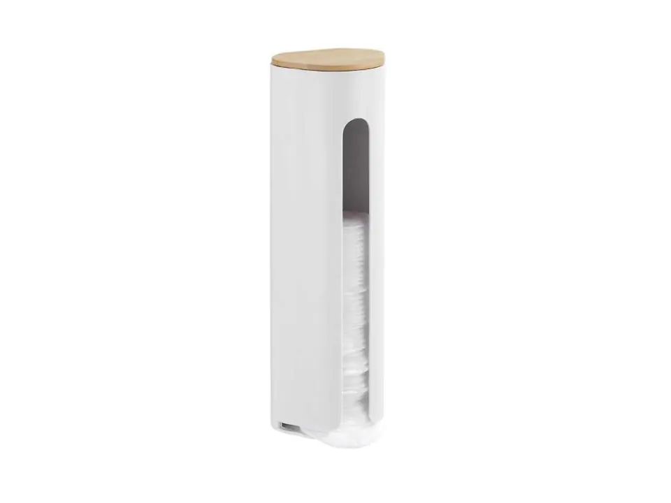 Laresa, porta dischetti in cotone bianco