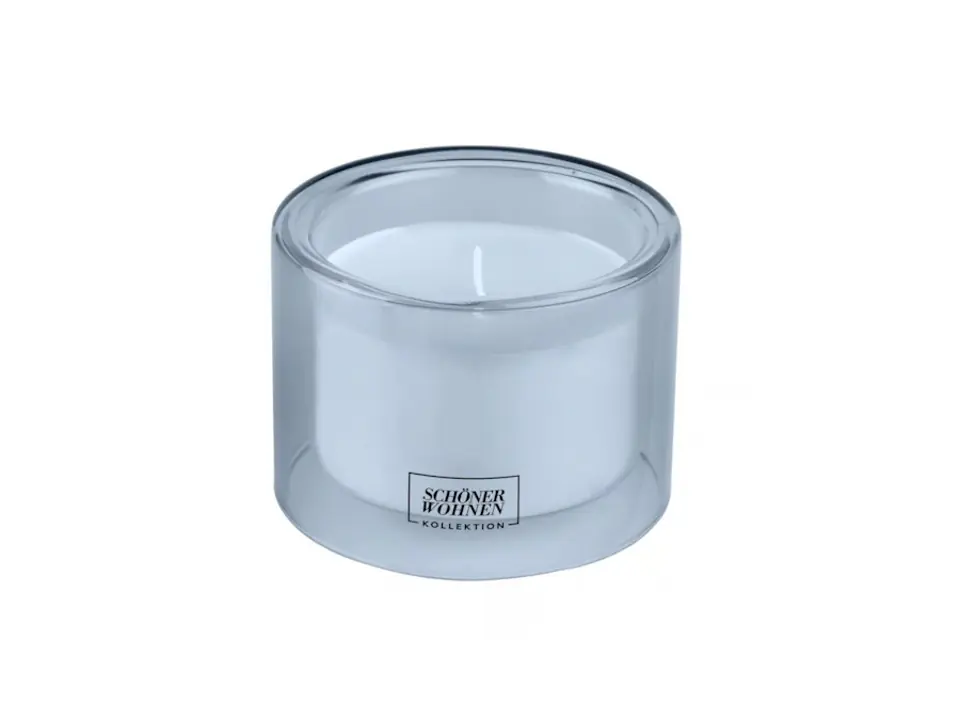 Candela profumata m, cotton blu