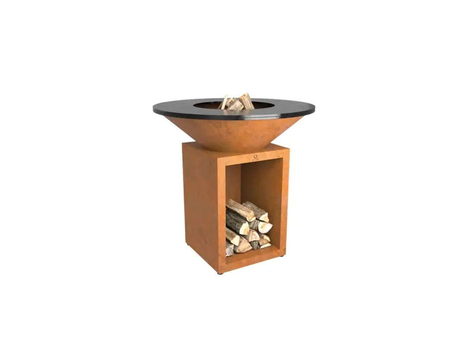 Barbecue ofyr classic+ storage corten 100