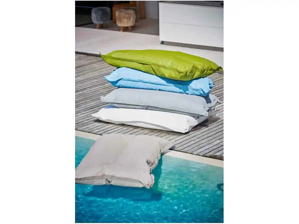 Cuscino imbottito/materassino ulisse,in textil impermeabile, da esterno, continente