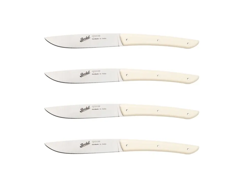 Color, set 4 coltelli bistecca 11 cm - crema