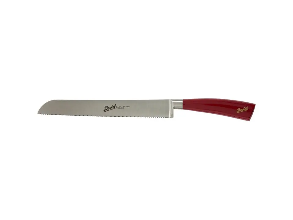 Elegance, coltello da pane 22 cm - rosso