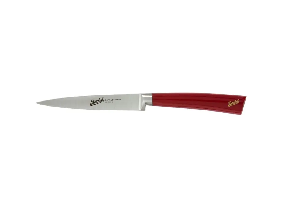 Elegance, coltello spelucchino 11 cm - rosso