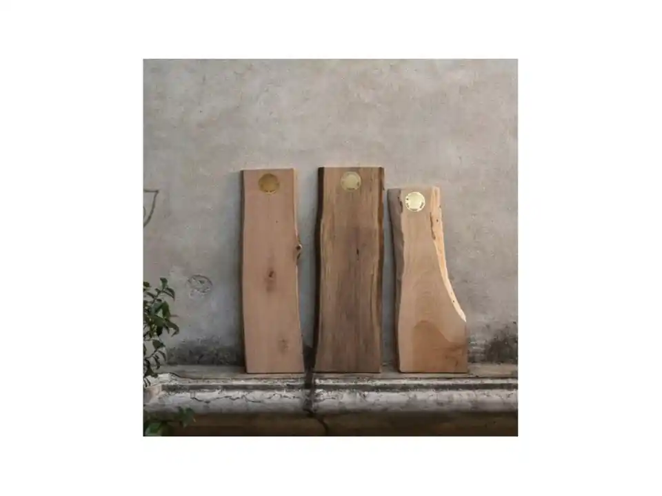 Materials essenze, vassoio/tagliere in noce 70x18 cm