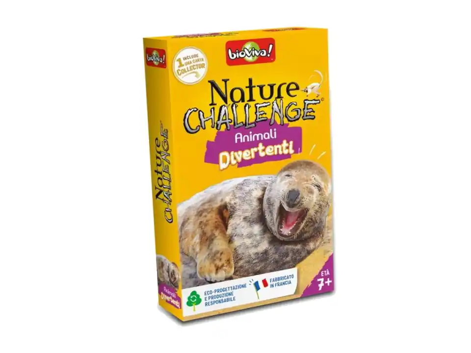 Nature challange, mazzo di carte, animali divertenti