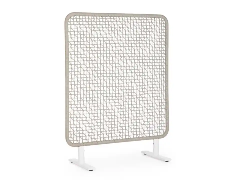 Paravento babilo 120x150 bianco-grigio