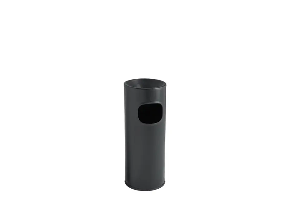 Cenere, posacenere gettacarte nero 22 lt