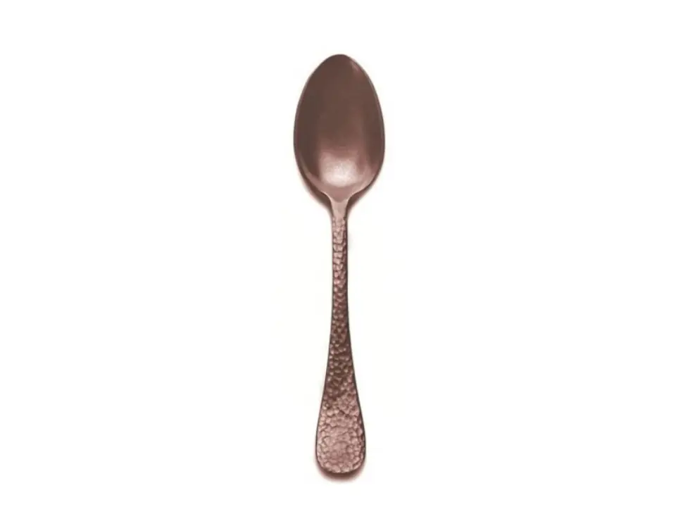 Epoque, cucchiaio frutta peltro bronzo