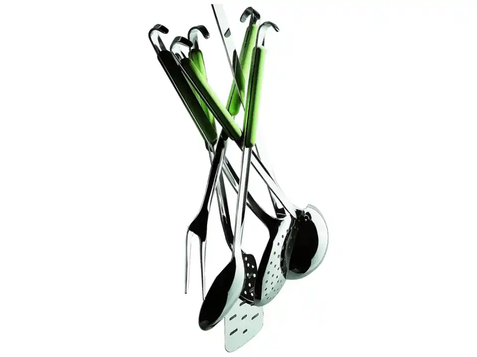 Fantasia, set sestiglia con gancio verde acido