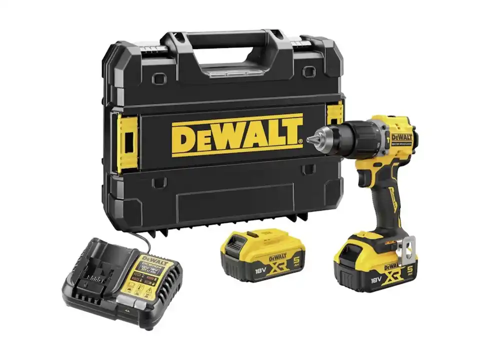 Trapano avvitatore con percussione compatto 2 velocità xr 18v brushless - 2 x 18v xr 5ah