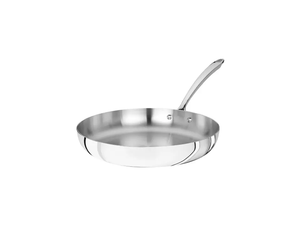 Padella induzione 1907 dritta in alluminio e acciaio lucido,1 manico - ø20 cm