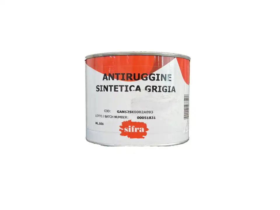 Antiruggine sintetica, grigia, 500 ml