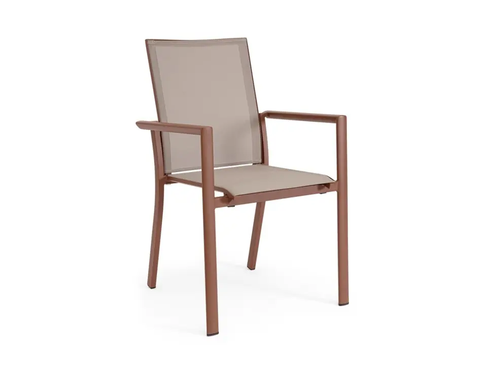 Konnor, sedia con braccioli barn