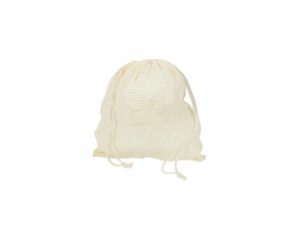Sacchetto per alimenti in cotone traforato 30x36cm