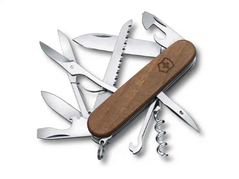 Coltellino m/uso huntsman wood 91 mm, noce
