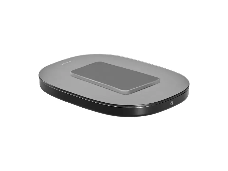 Enfinigy, bilancia da cucina con ricarica wireless nera