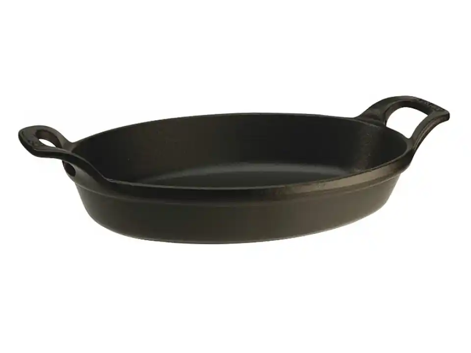 Mini pirofila ovale diam. 15 cm nera
