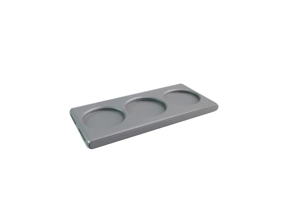 Vassoio rettangolare per capsule finapods, 26,6x10,2x1,9 cm