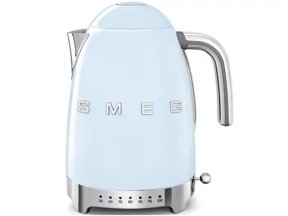 Bollitore con temperatura regolabile 3d azzurro anni ‘50 smeg 2400w
