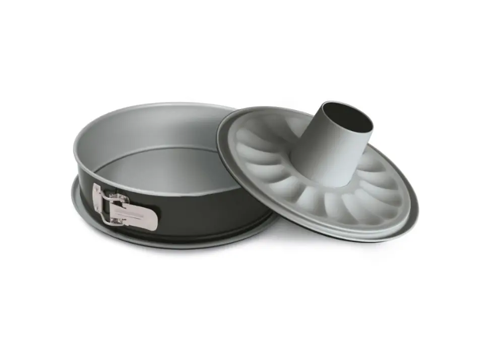 Patisserie, tortiera apribile con 2 fondi salvagoccia 24 cm