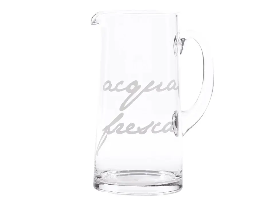 Brocca in vetro acqua fresca, 1,2 lt
