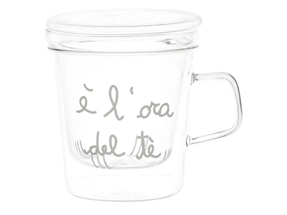 Mug con infusore è l‘ora del tè