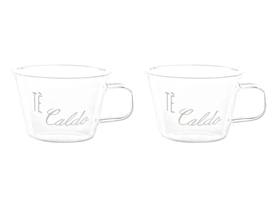 Set 2 tazze colazione the caldo, 280 ml