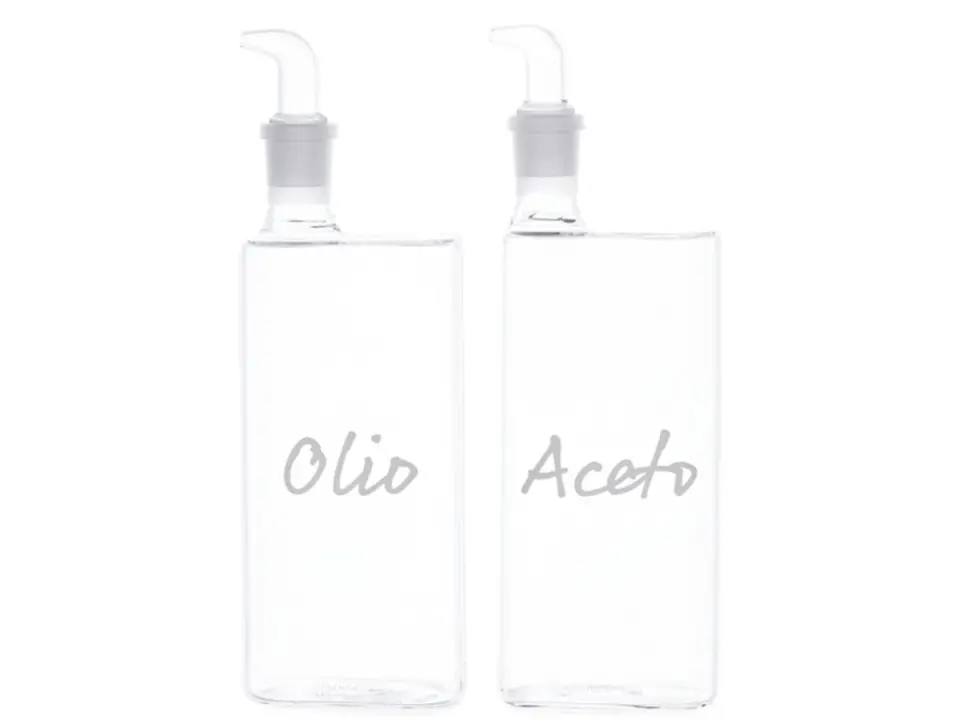 Set 2 bottiglie olio-aceto, 400 ml