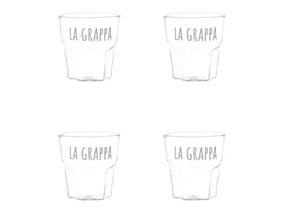 Set 4 bicchierini la grappa