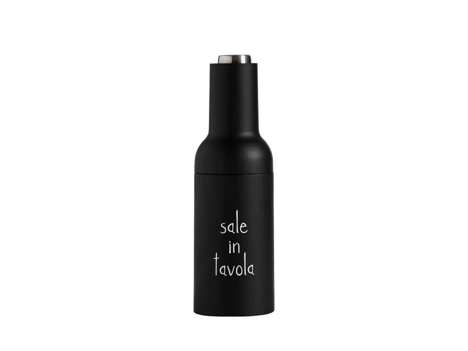 Macinasale elettrico "sale in tavola" nero