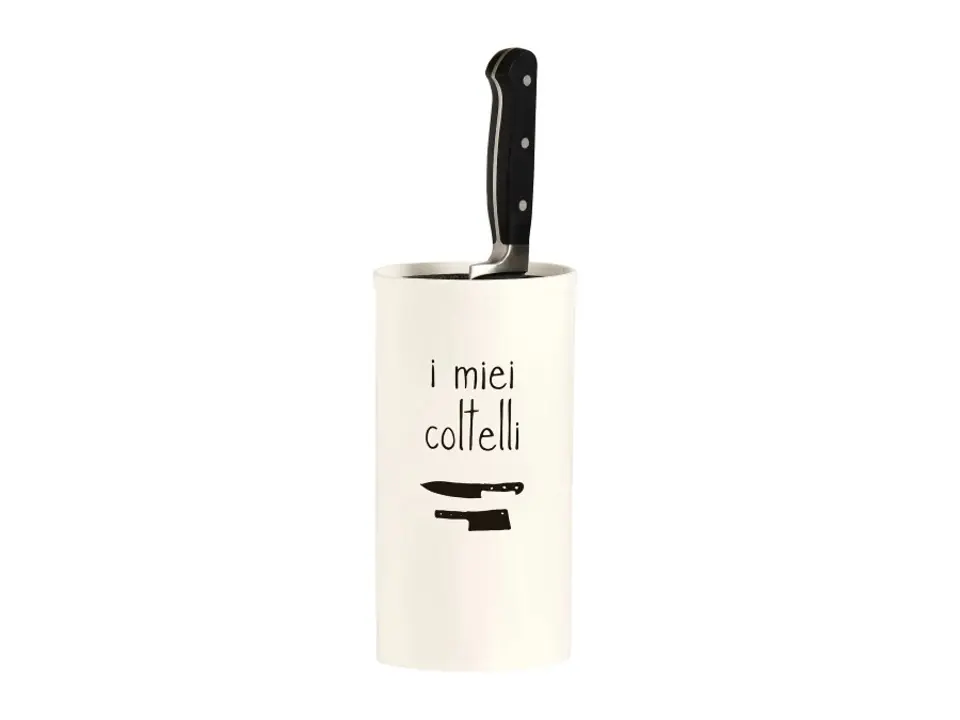 Portacoltelli in grès i miei coltelli