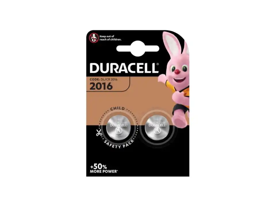 Batteria electronics litio, 3v, 2016, 2 pezzi