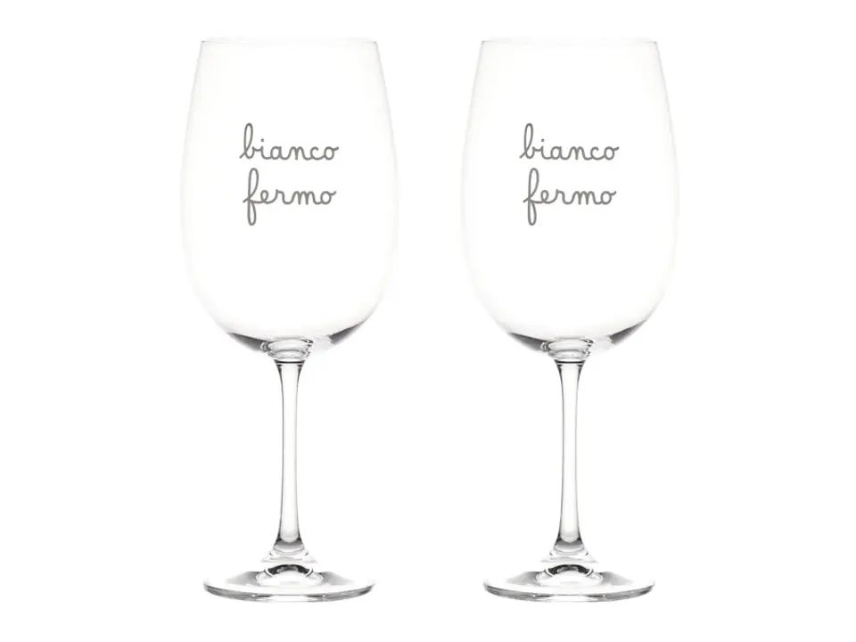 Set 2 calici di vino bianco fermo, 64cl