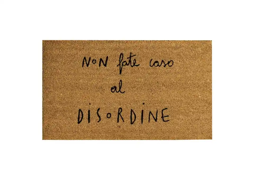 Zerbino non fate caso al disordine, 45x75 cm