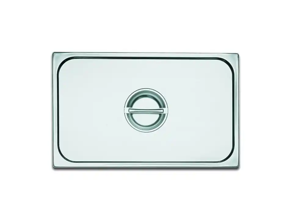Gastronorm 1/3, coperchio in acciaio inox 18/10
