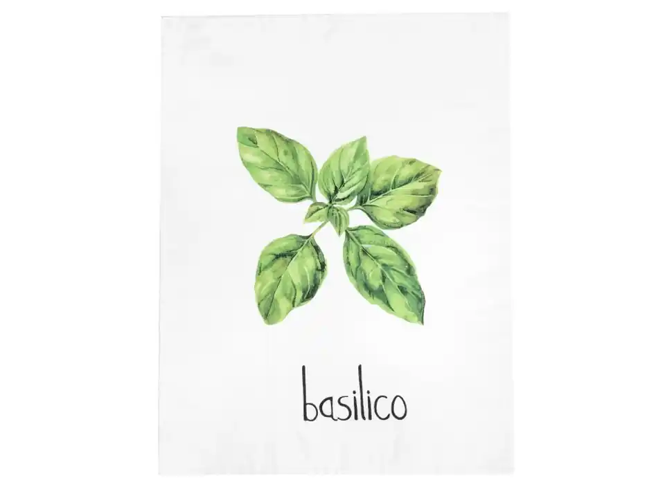 Canovaccio lino 50x68 cm, basilico