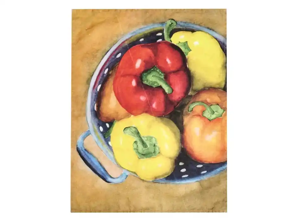 Canovaccio lino 50x68 cm, peperoni