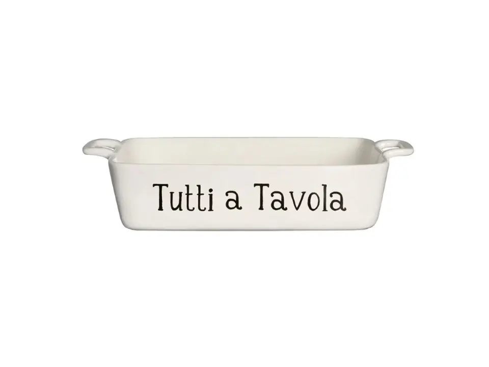 Pirofila tutti a tavola 30(36)x22 cm