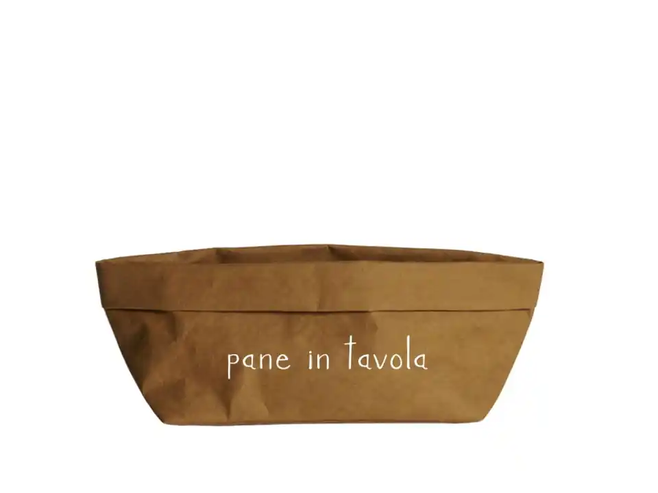 Pane in tavola, contenitore in cellulosa 24x12 cm