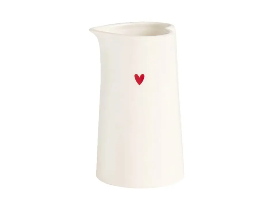 Lattiera in gres cuore, 32 cl