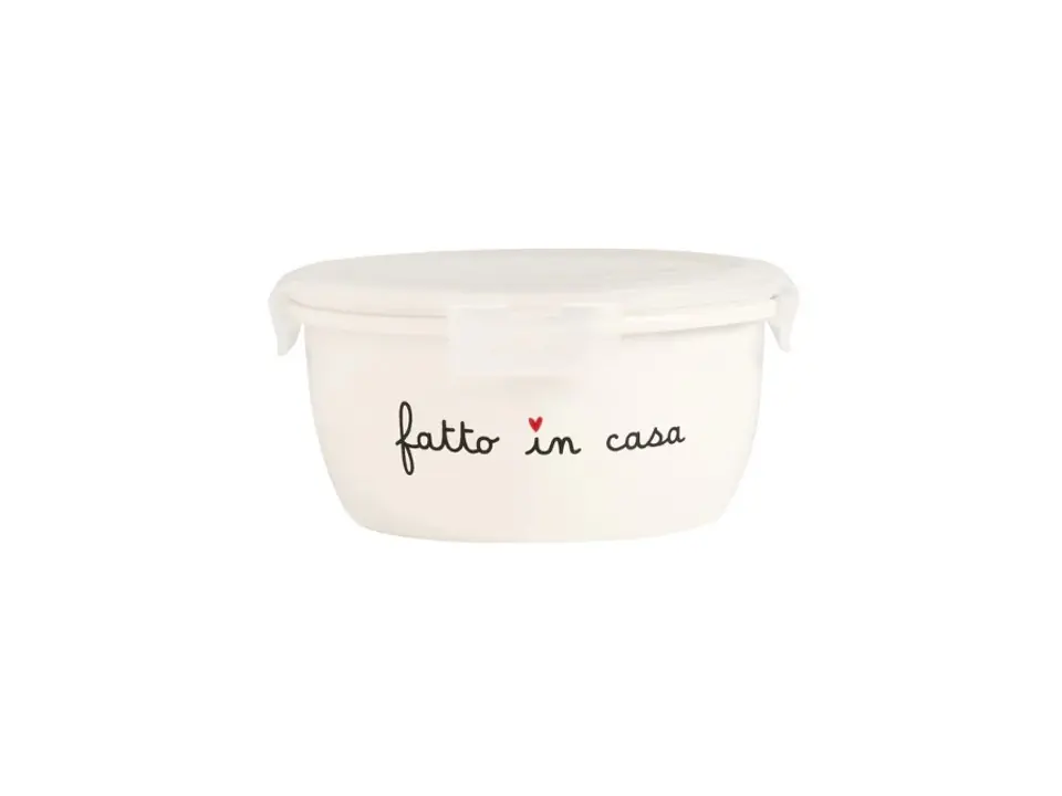 Contenitore rotondo fatto in casa - tg. l ø14,8x6,6 cm