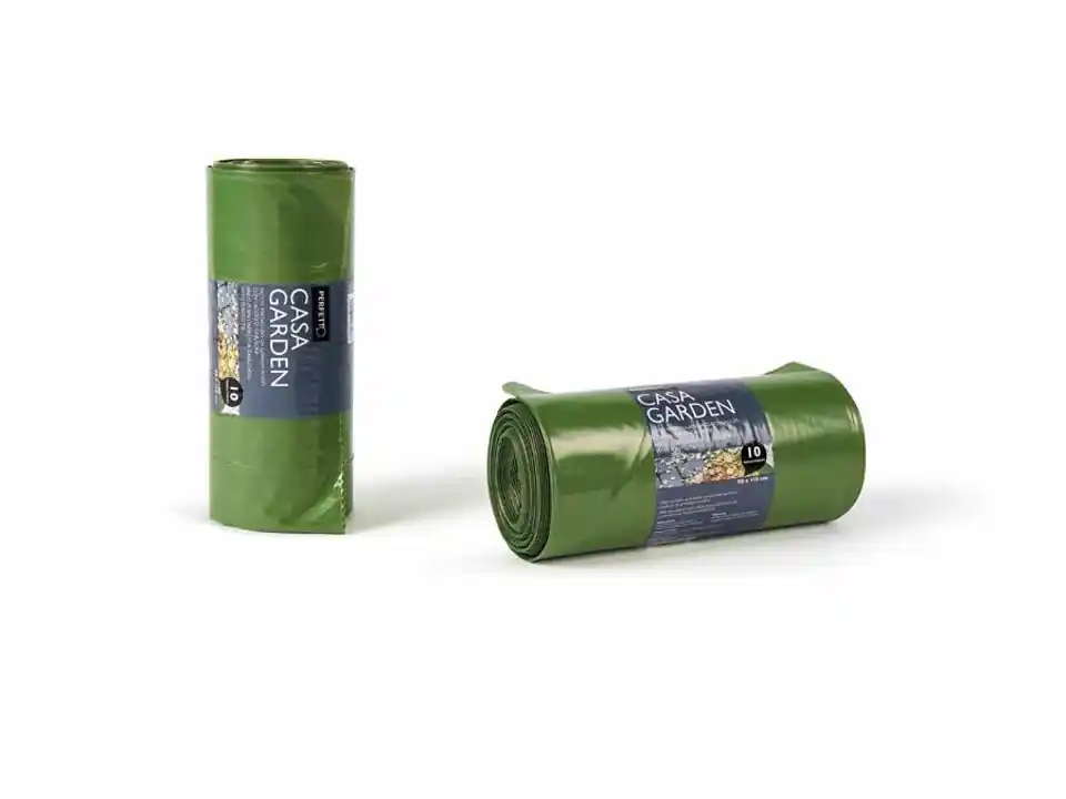 Sacchi spazzatura casa garden 10 pz. 80x110 cm - 130 lt