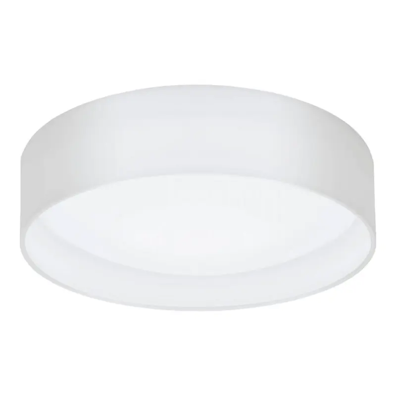 Plafoniera Pasteri Led Paralume Lino Bianco Ø32 Cm Eglo