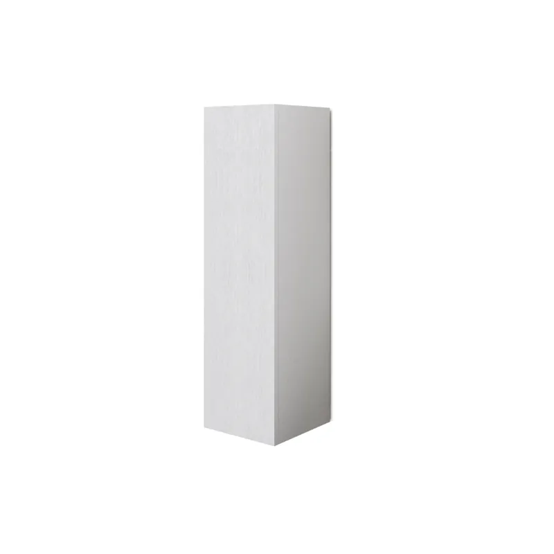 Pensile multiuso con anta, colore Bianco, H120x30x30cm