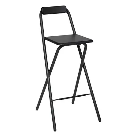 Sgabello da bar pieghevole Louna 47,5x50x98 cm