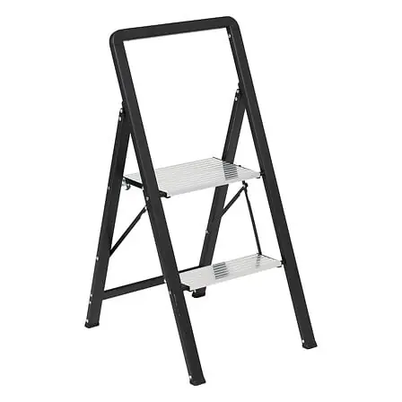Scaletta pieghevole alluminio 49,5x41,5x83 cm